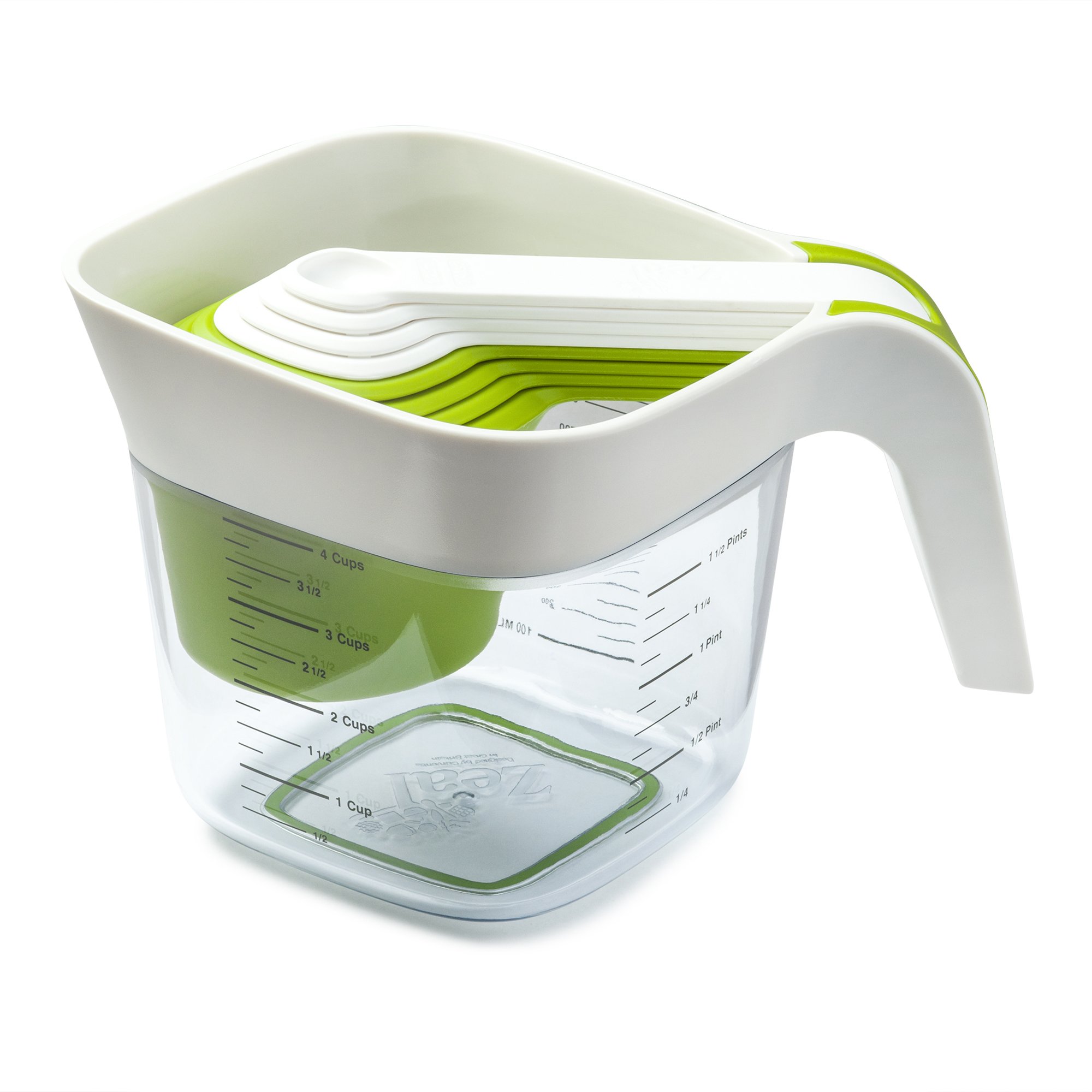 Zeal L207W Measuring Jug Set, White