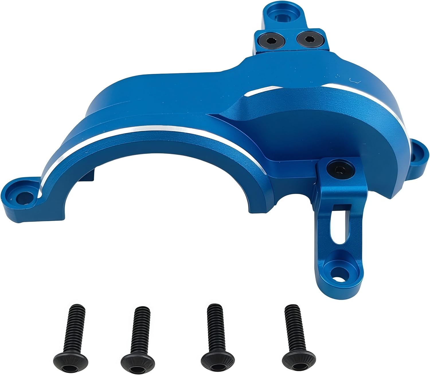 Aluminum Alloy Gear Cover #8323, RC Upgrade Protective Shell for 1/10 4-Tec 2.0 Drift Ford Mustang RWD On-Road Car CAR-105237-4 (Blue)