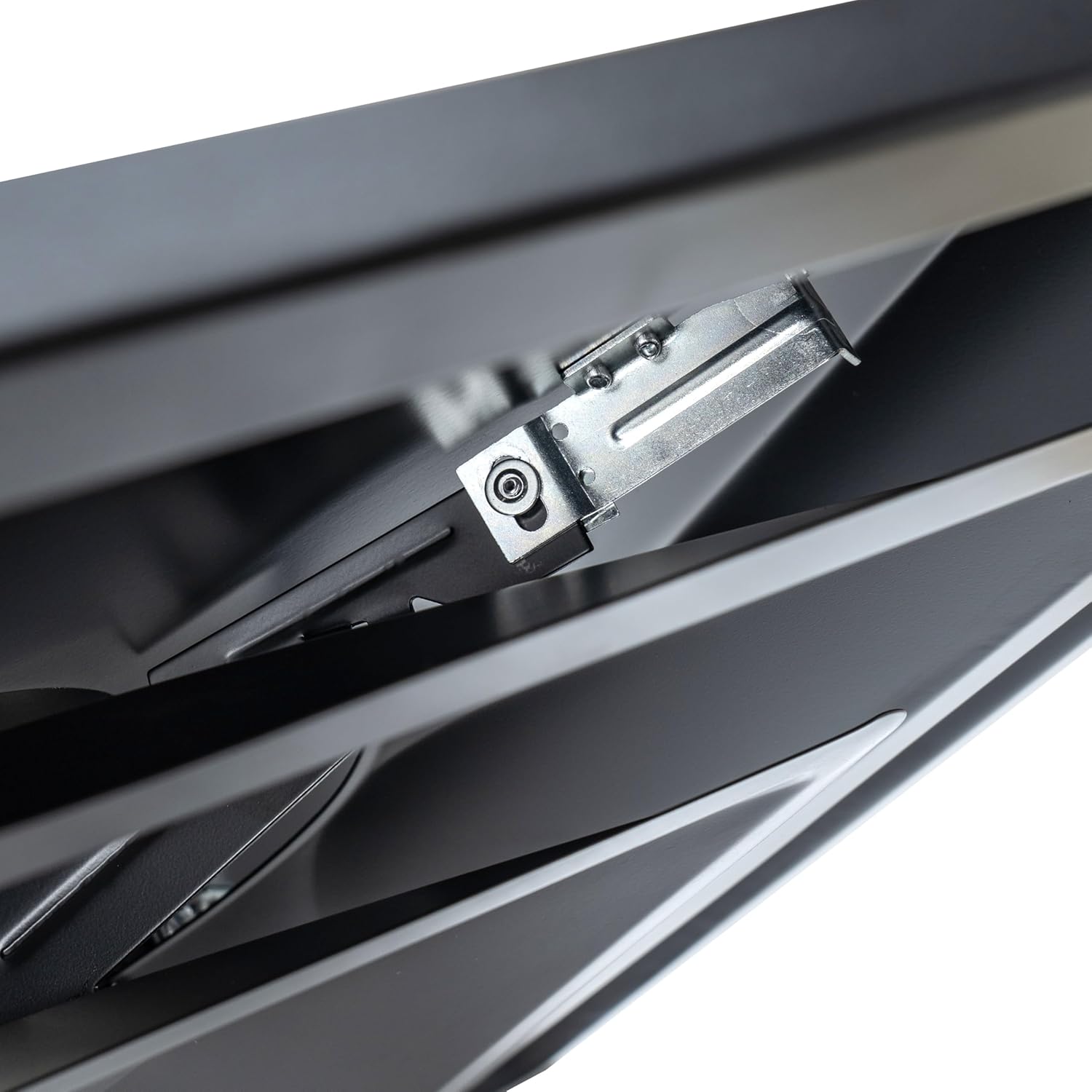 Fits 24x24 Steel T-Bar Drop Ceiling Grid | 2x2 Feet Lay in Steel Air Supply Diffuser with Round 8" [Neck Size] by Handua | 2 Cone | Drop Celing Vent | Black | Outer Dimension: 23-3/4" x 23-3/4"