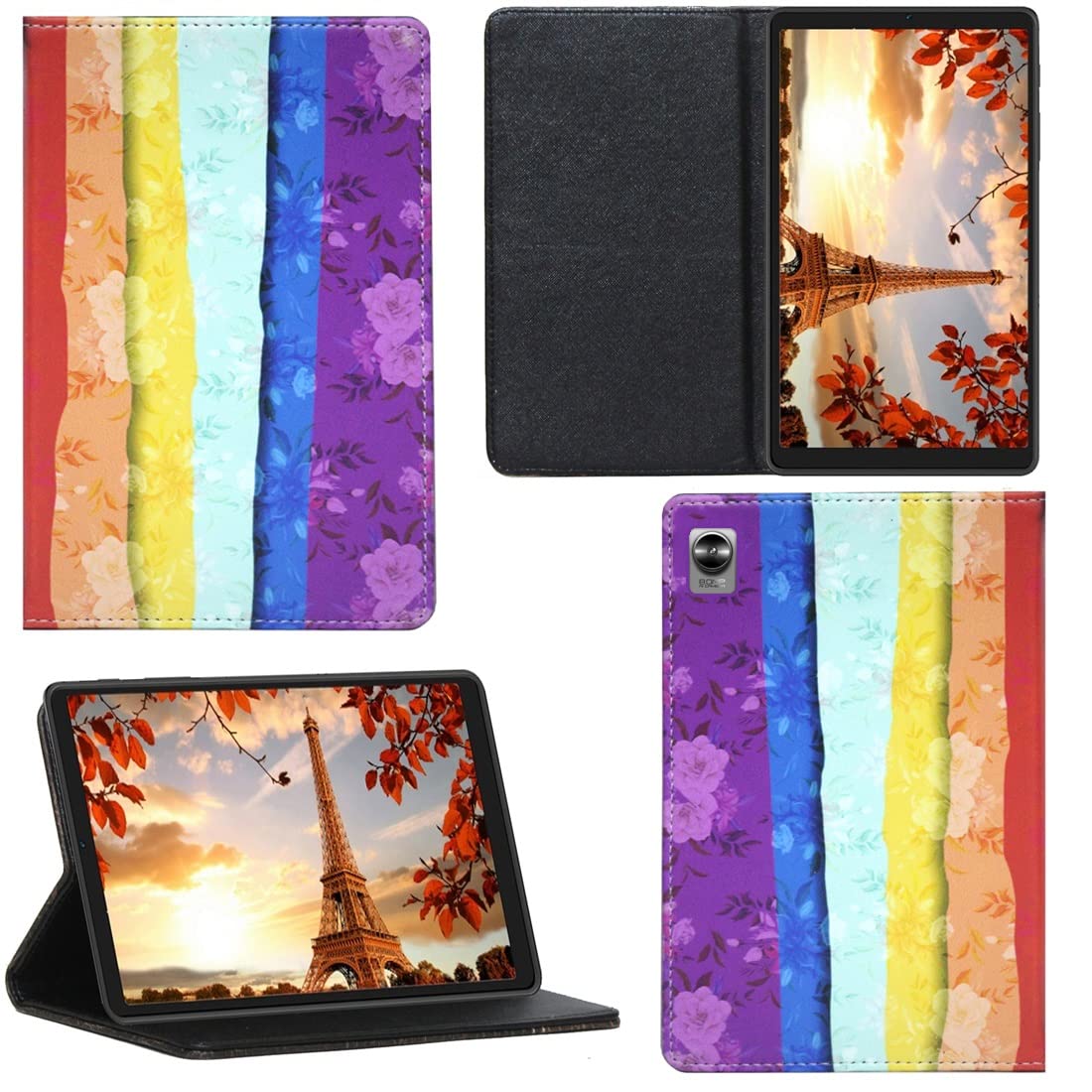 Zaoma Printed Flip Flap Case Cover Compatible for realme Pad Mini 8.7inch Tablet - Multi Color 02 (B09ZRV6X67) Amazon Price History, Amazon Price Tracker