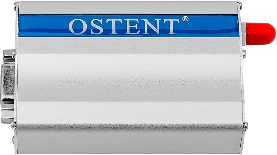OSTENT GSM GPRS Modem with Wavecom Q2406A Module COM/RS232/Serial Port AT Commands SMS MMS Voice Call UK Plug Power Adapter
