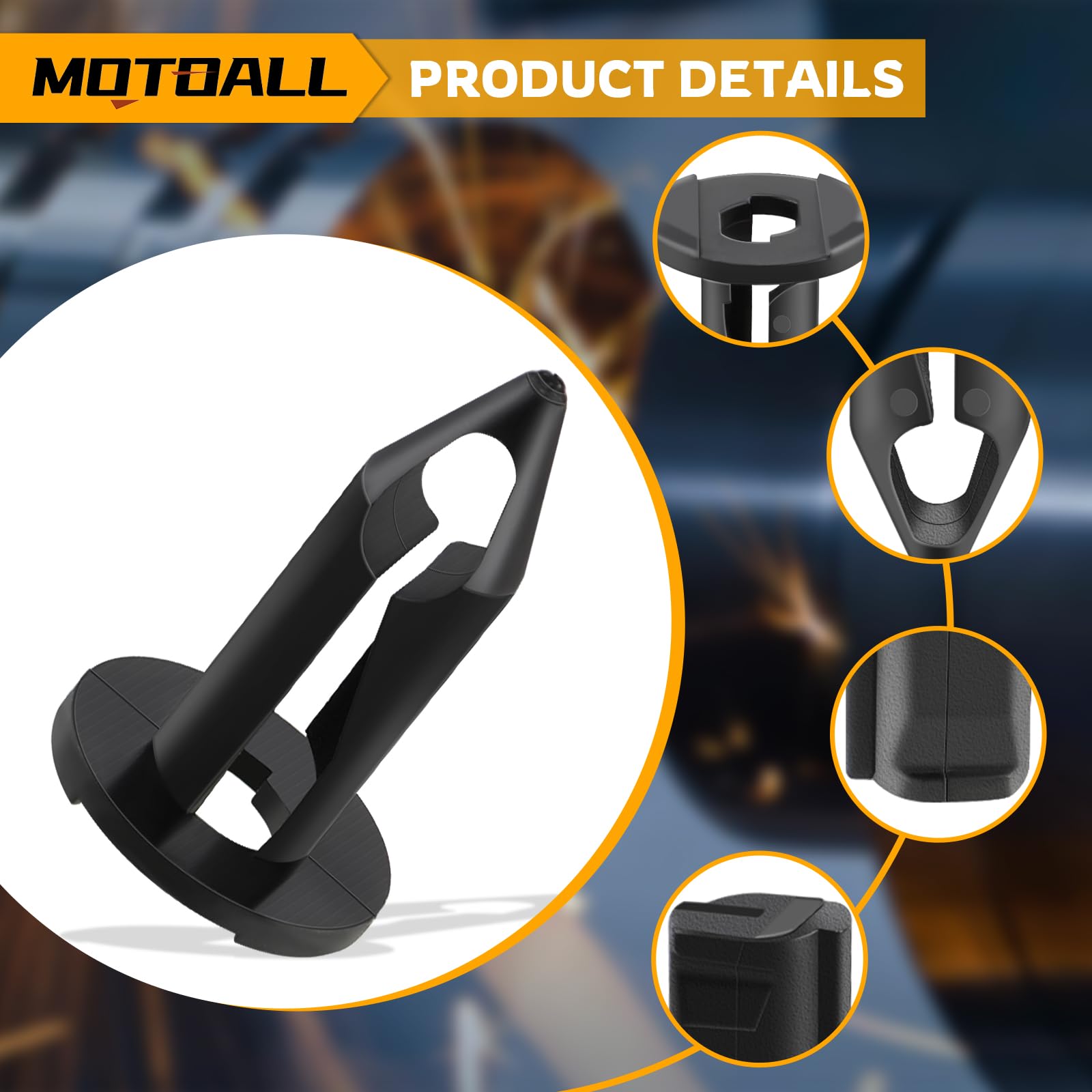 Amazon.com: MOTOALL 100 x ATV Fender Clips Push Retainer Fasteners