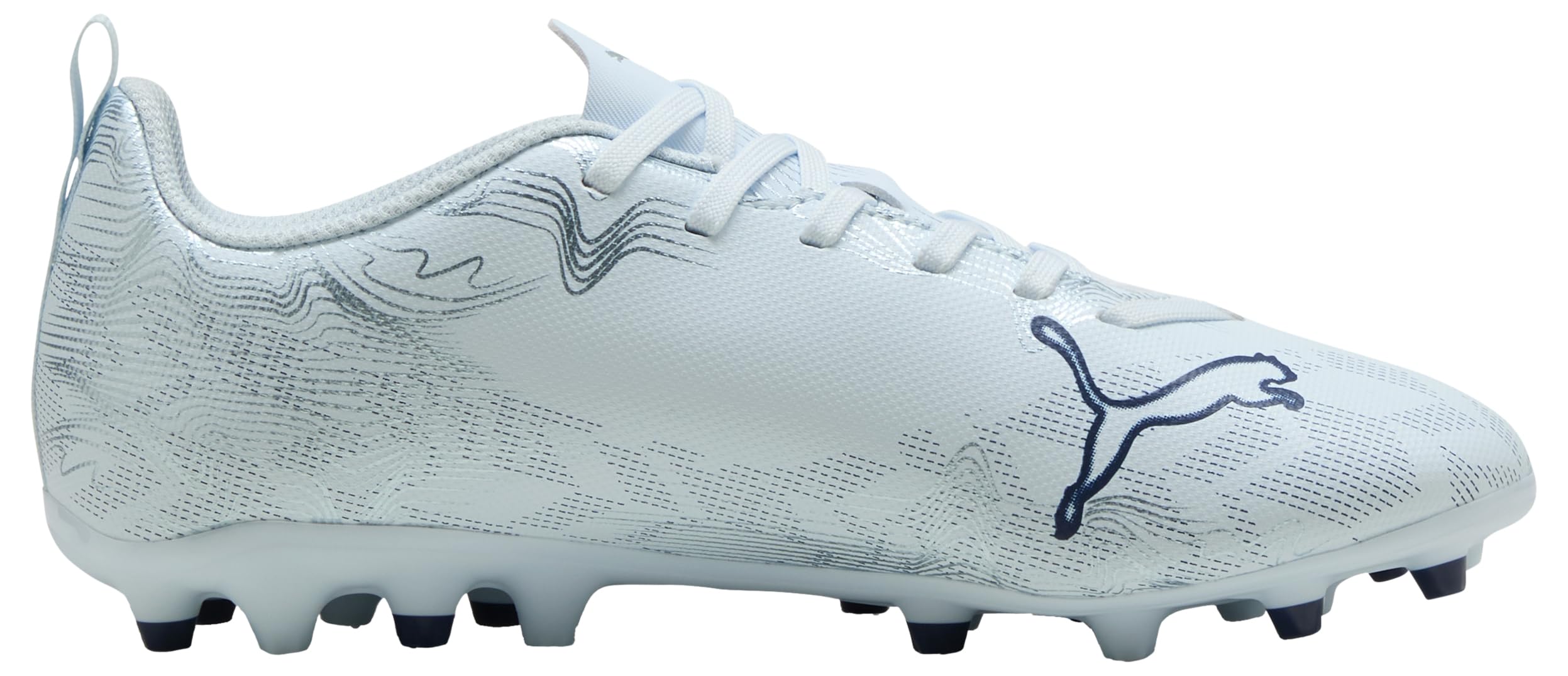 Puma Ultra 6 Play MG JR Scarpe da Calcio, Icy Blu, Bianco-Blu, 1.5 UK, Icy Blue Puma Bianco Blu Gioiello, 34 EU