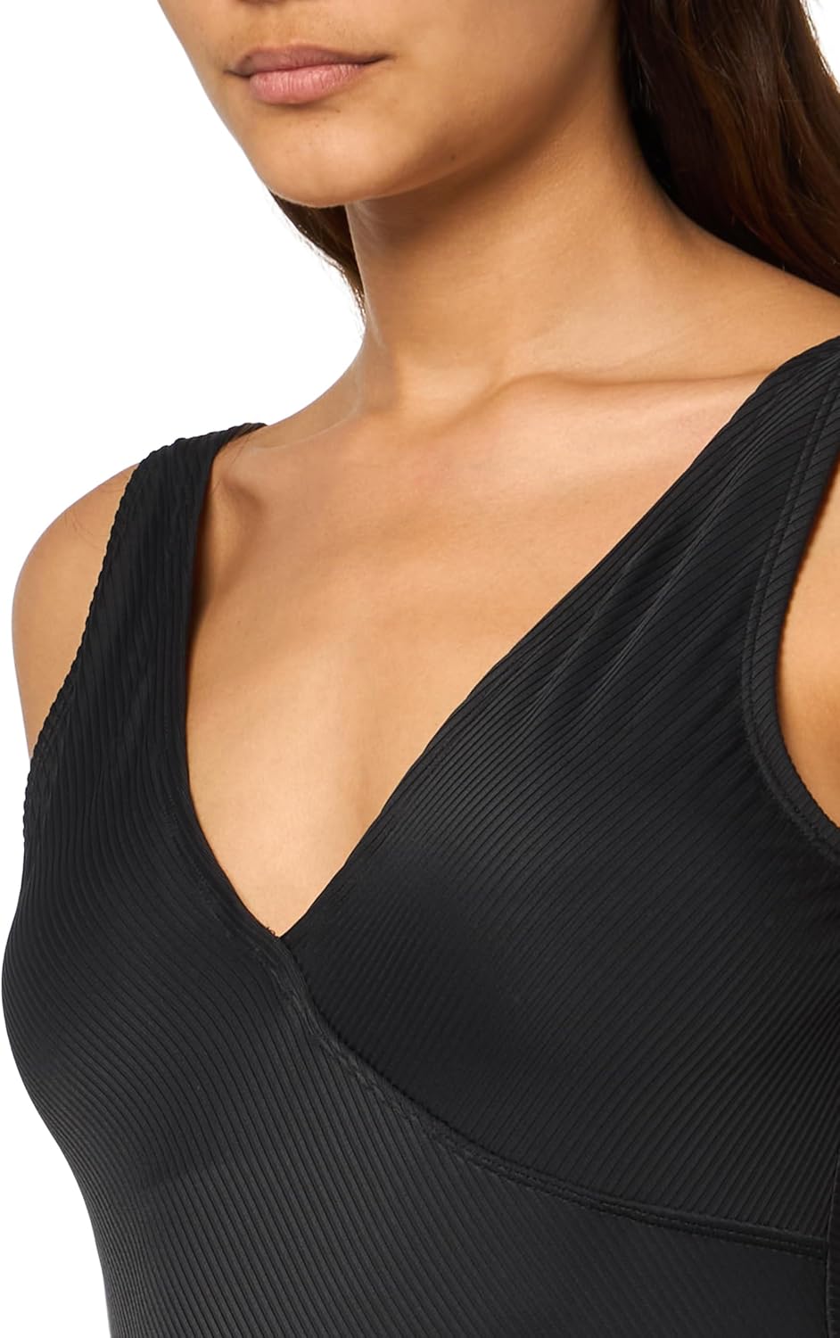 Tommy Hilfiger Womens Full Coverage V-Neck Swimsuit - Image 3