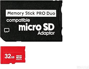 Adapter Micro SD to PRO Duo MagicGate Card Compatible with PSP