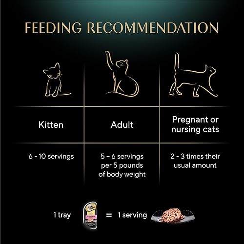 Miniatura 6 de Sheba Perfect Portions - Cortes de comida húmeda para gatos en salsa, plato de pollo asado, plato de pavo tierno, con salmón sostenible y con atún