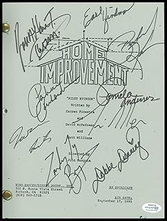 "Home Improvement" Cast AUTOGRAPHS Signed Pilot Script - Tim Allen, JTT +7 ACOA