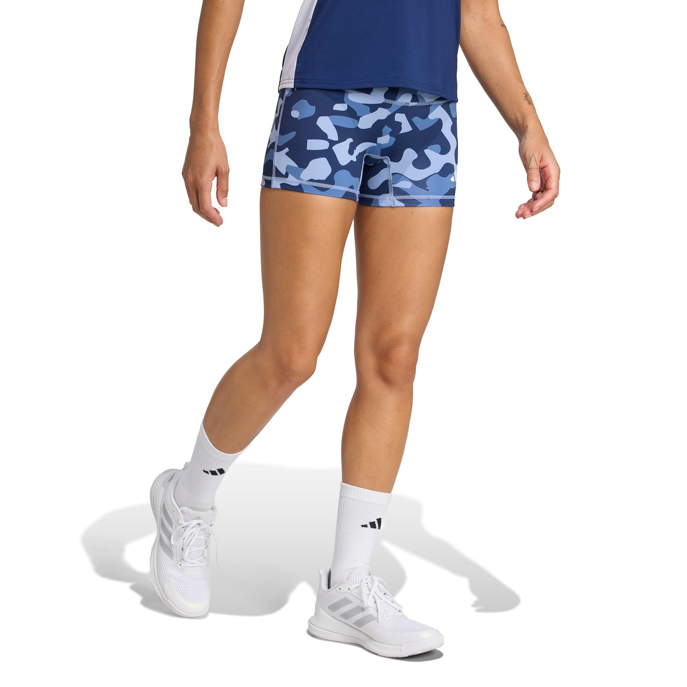 adidas Damen Volleyball Camo Print 4 Inches Shorts