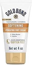 Gold Bond Softening Foot Cream, 4 oz., With Shea Butter to Soften Rough & Dry Feet