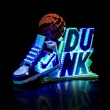 Kit d'éclairage à distance compatible avec Lego Nike Dunk x L'EGO Set 43008 (pas de modèle), kit d'éclairage LED compatible avec Lego 43008 Nike Dunk x Set de jouets créatifs - 2