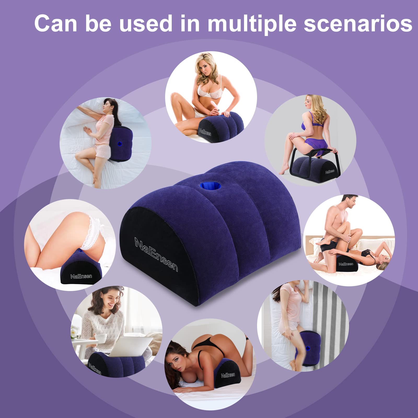 Amazon.com: Sex Toys Dildo Half Moon Pillow Adult ToyMount for Coupe Sex  Women G SpotPosition Cushion Multifunctional InflatableSupport Pillow :  Health & Household