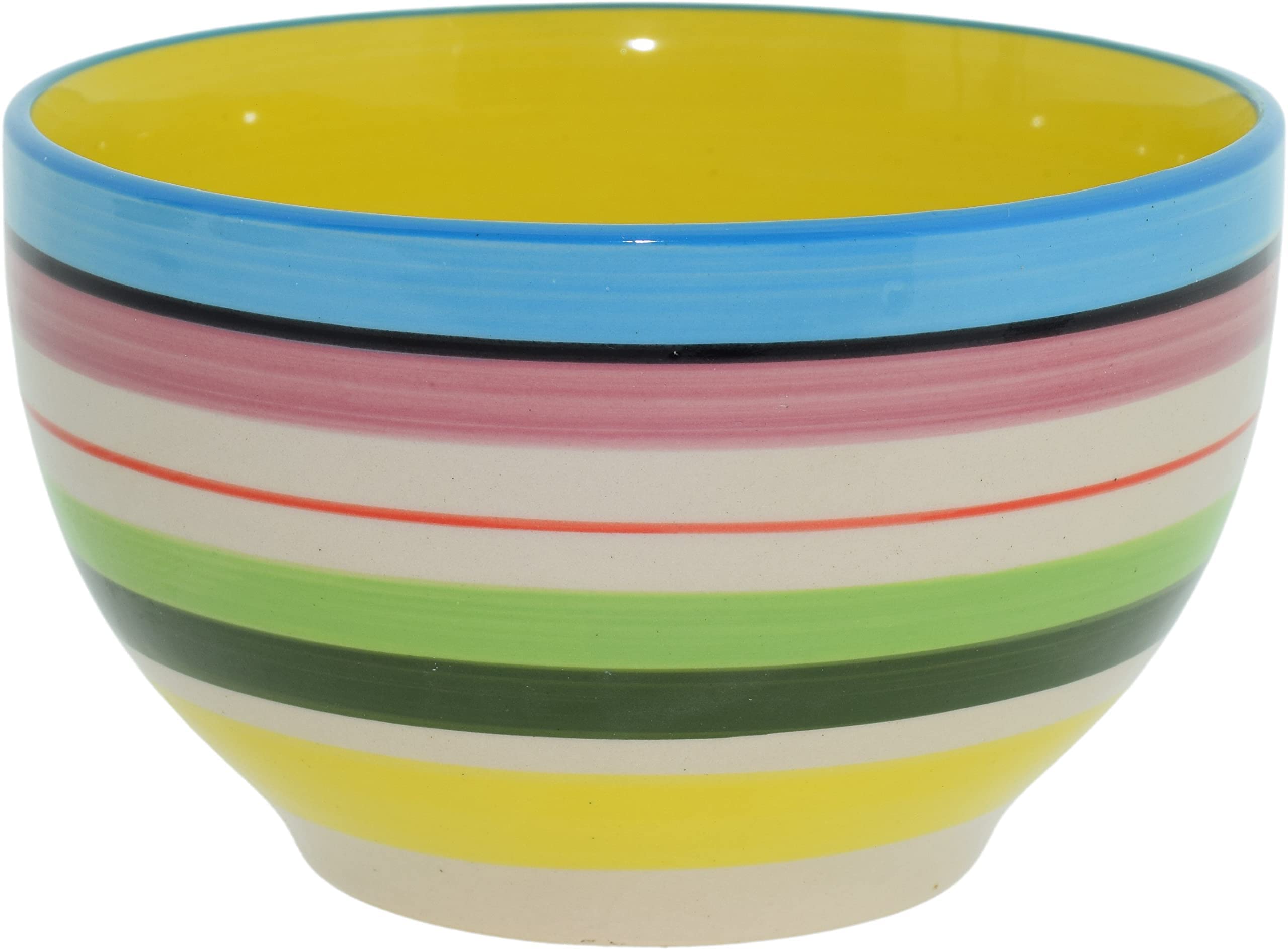 Lot de 6 bols à céréales multicolores - Bols à fruits, soupe, glace, ramen, Bols colorés en céramique