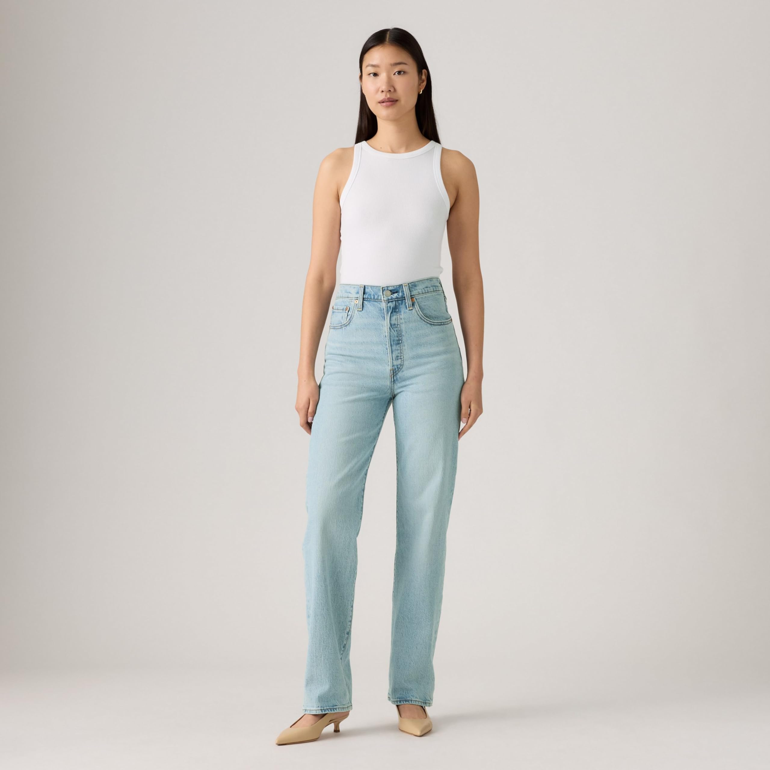 Levi's Damen Ribcage Full Length Jeans