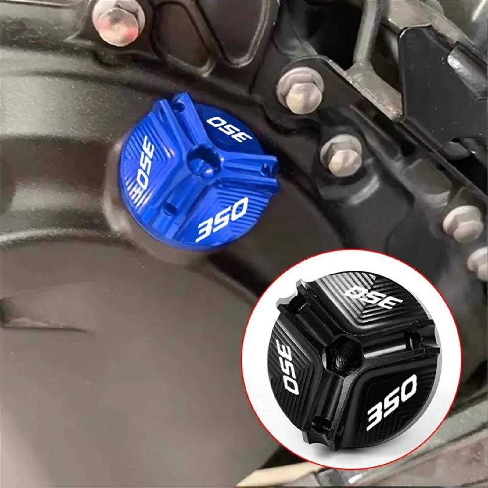 Motociclette Accessori Accessori Moto CNC Spina Olio Motore Tappo Per HONDA FORZA 350 NSS350 2018-2025 2019 2020 2026(Red)