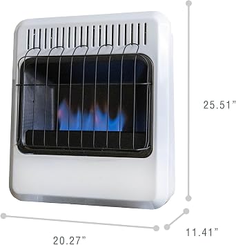 Mr. Heater 20,000 BTU Vent Free Blue Flame Dual Fuel Heater