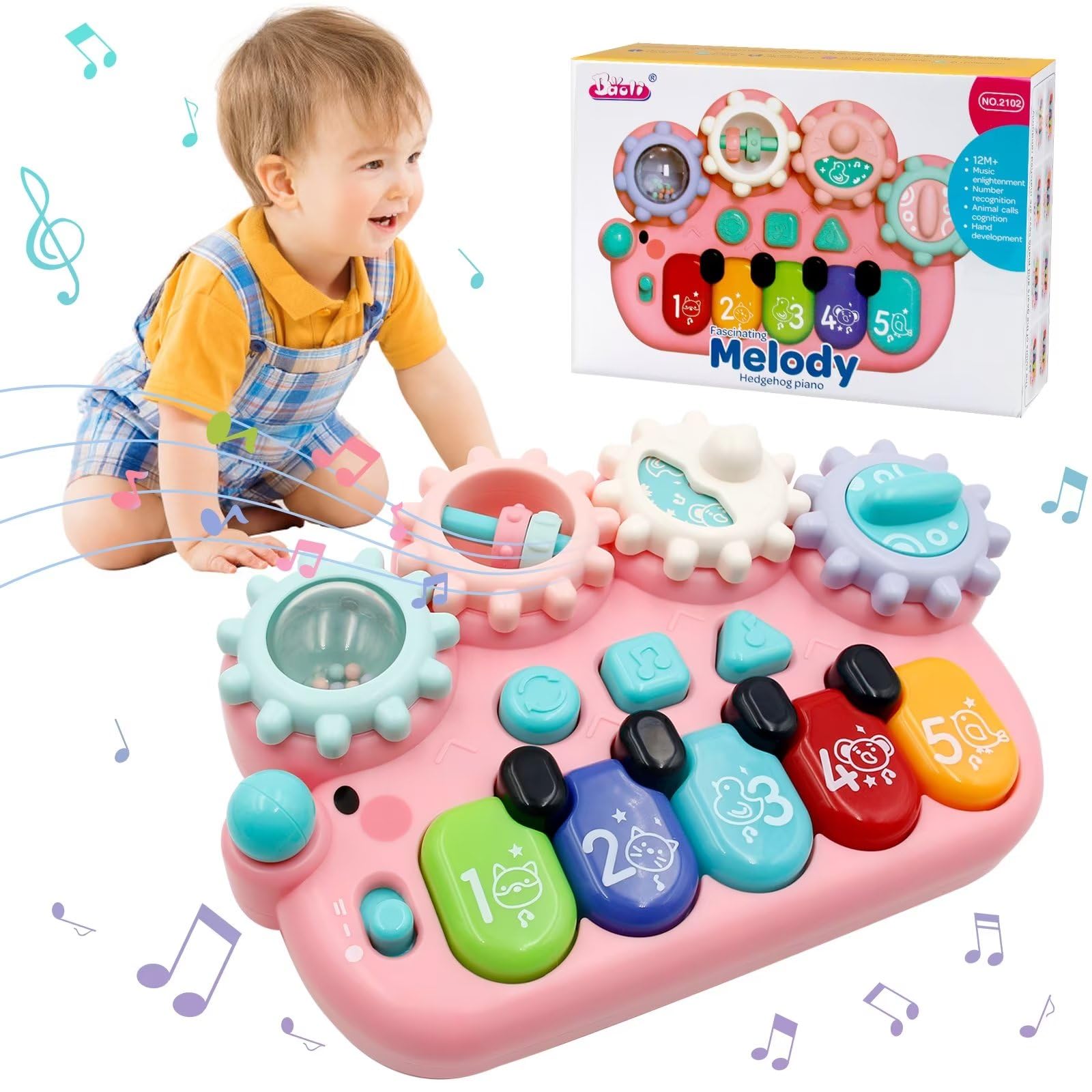 Toys for 12 Year Old Girls, Baby Toys for Months Plus, Baby Music  Piano Toy, Sensory Sound Early Learning Musical Toy for 6-12 Months Girl Boy