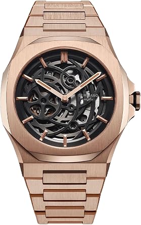 D1 MILANO D1 Milano Watch Men/Stainless Steel Band Automatic Skeleton Official Distributor, Bracelet Type