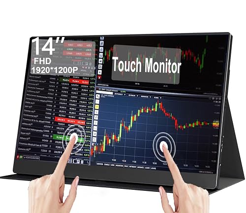 14" Portable Touchscreen Travel Monitor 1920 * 1200P IPS/HDR Laptop