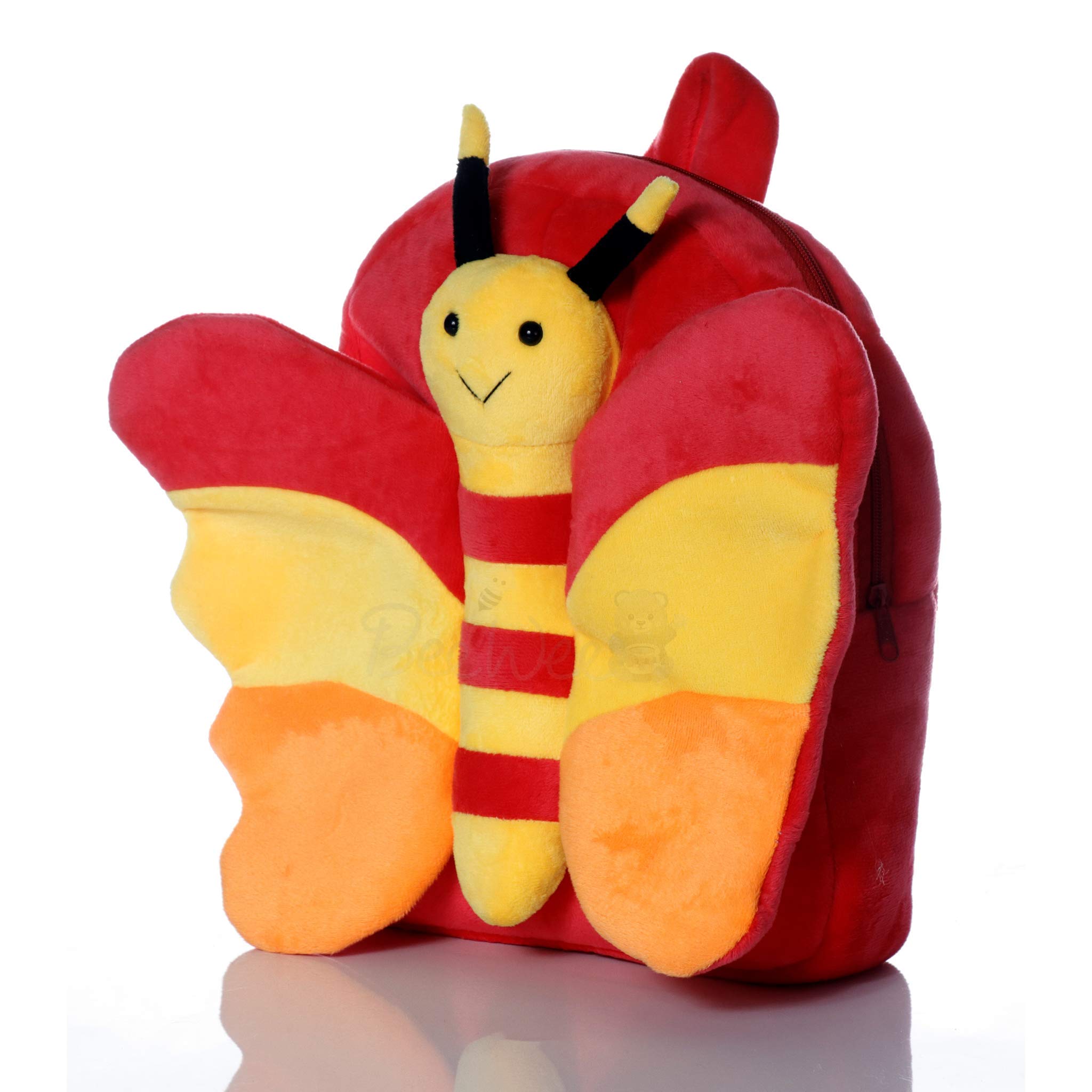 BeeWee® - Plush Soft Butterfly Bag Backpack 30 Cms (RED) - Image 3 thumbnail