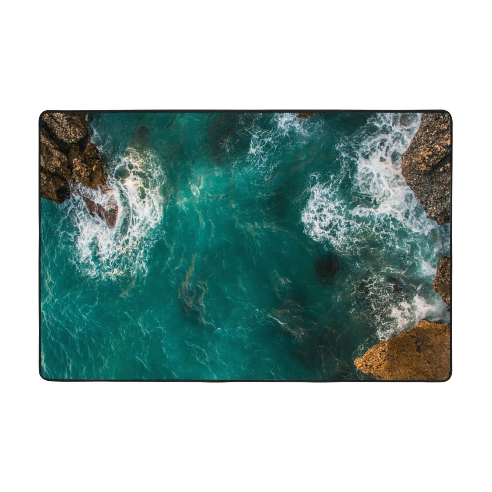 Tapis pelucheux antidérapant PEIXEN isolant et doux pour chambre