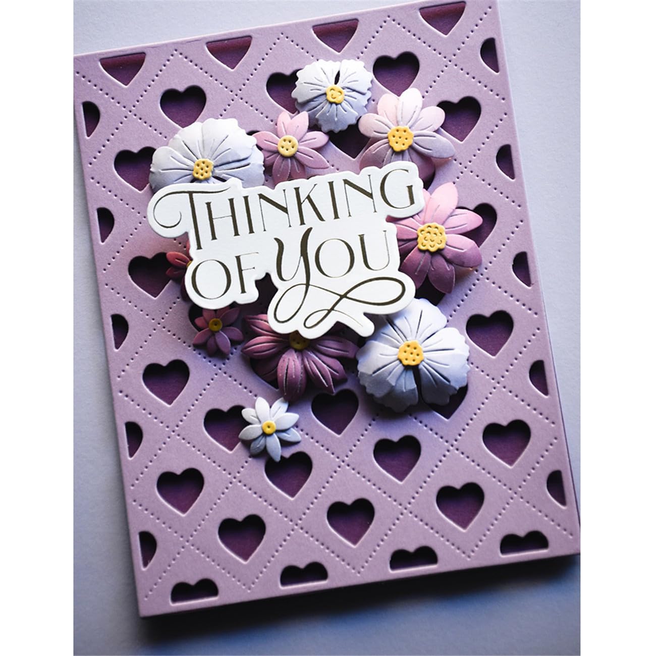 Metal Scrapbooking Dies - 3D Background Stencils -9