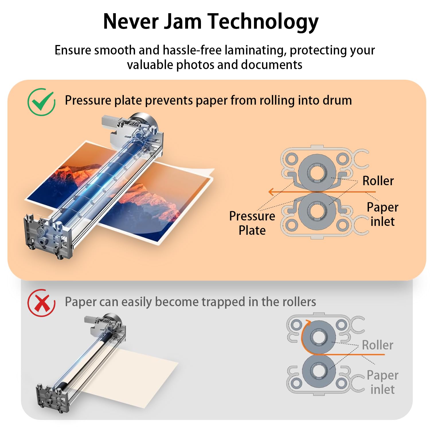 Amazon.com: Bonsaii 9-Inch Thermal Laminator, Never Jam Technology