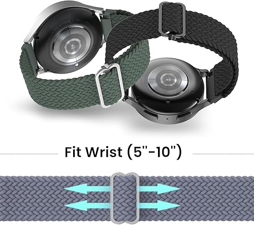 Miniatura 5 de Delidigi Bandas elásticas compatibles con Samsung Galaxy Watch 7654 de 1.575 pulgadas, 1.732 pulgadas, Watch 6 Classic de 1.732 pulgadas, Watch 5