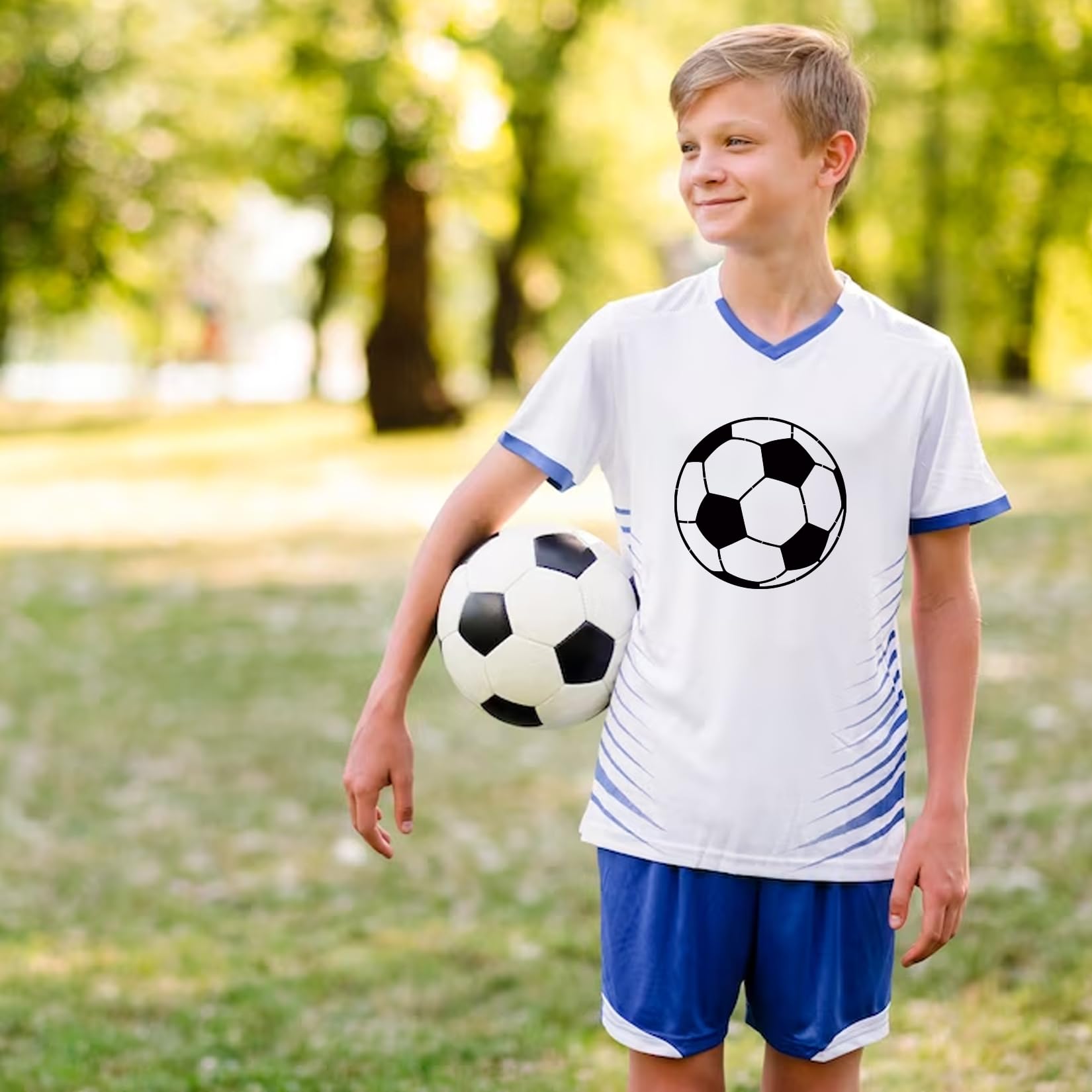 Sport Stencils for Painting Soccer Ball Football Basketball Baseball Reusable Template Stencil on Wood Crafts Art Projects Walls (Ball) 4