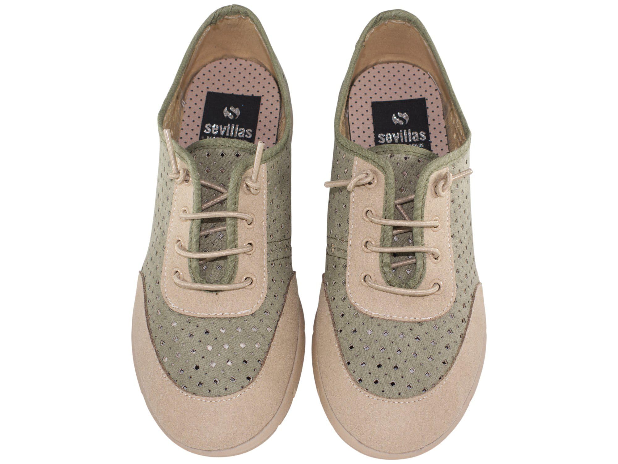 Sevillas Zapatillas Mujer Cómodas y Ligeras para Verano, Sneaker Transpirable con Suela Antideslizante, Fabricadas en España 36-43