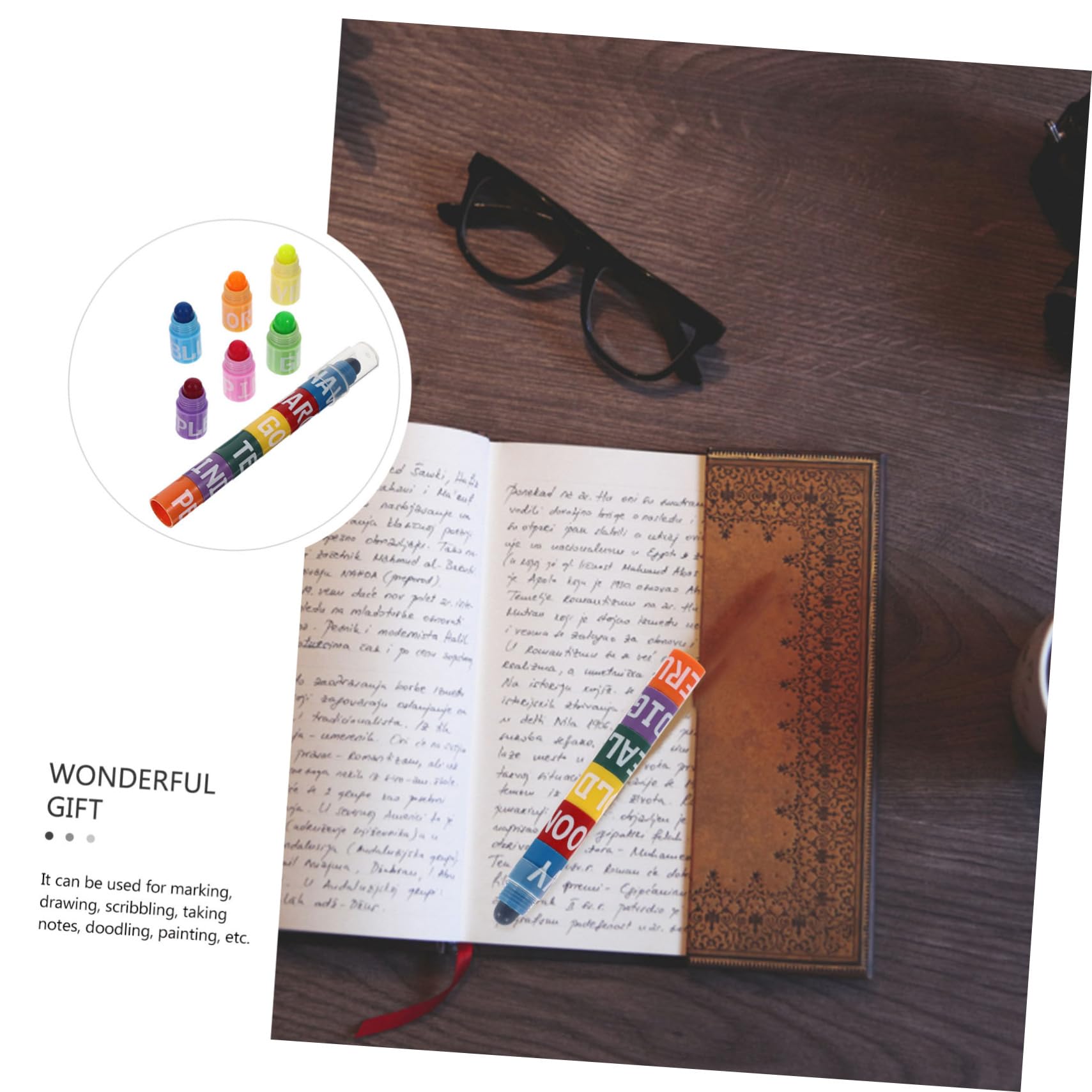 STOBOK 10sätze Kreative Highlighter Stifte Für Schüler Bunte Marker Für Notizen Zeichnungen Und Scrapbooking Ergonomisch Gestaltet Leicht Und Tragbar