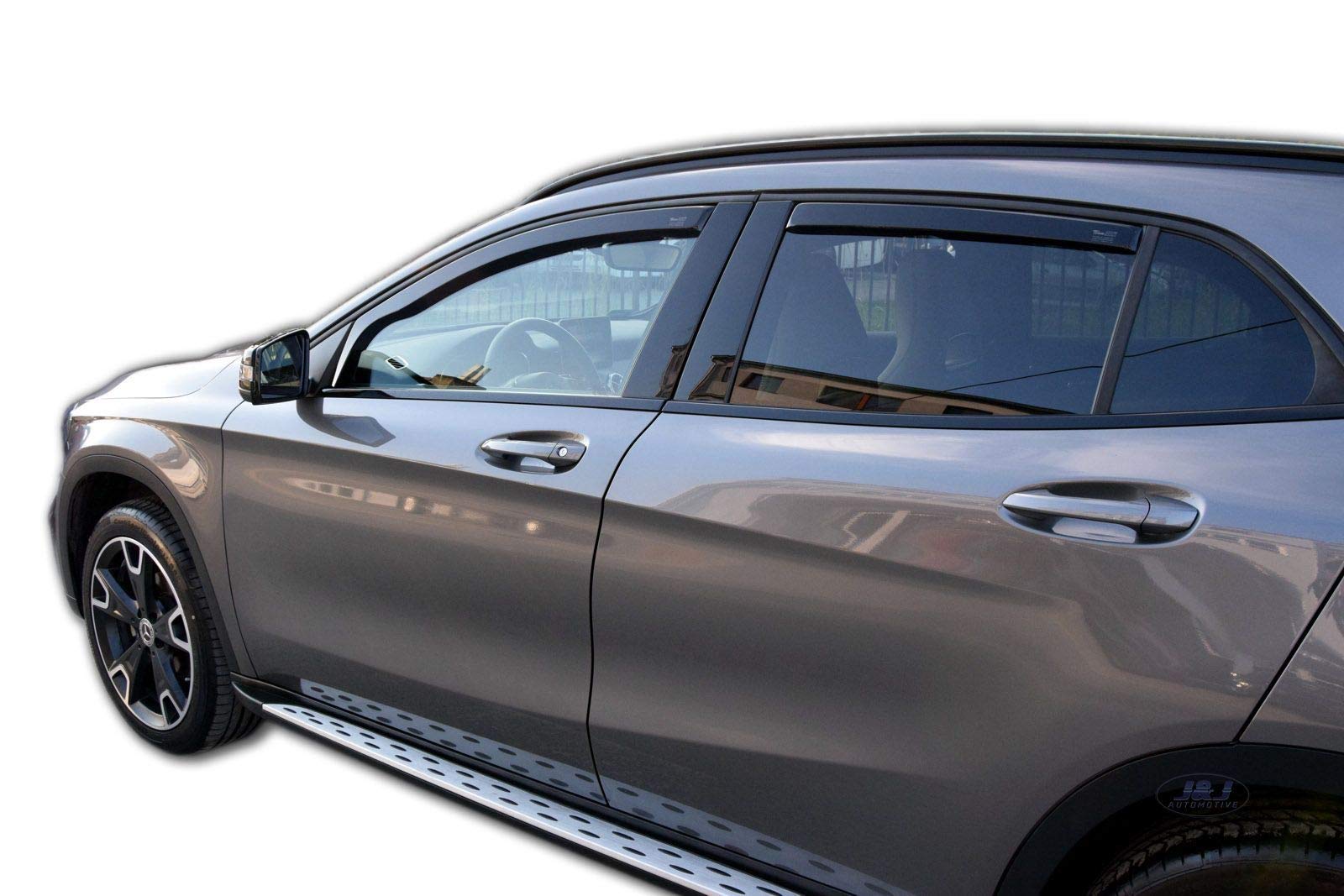 J&J AUTOMOTIVE Windabweiser für Mercedes GLA Klasse X156 5-Türer 2014-2020 4tlg Heko Getönt