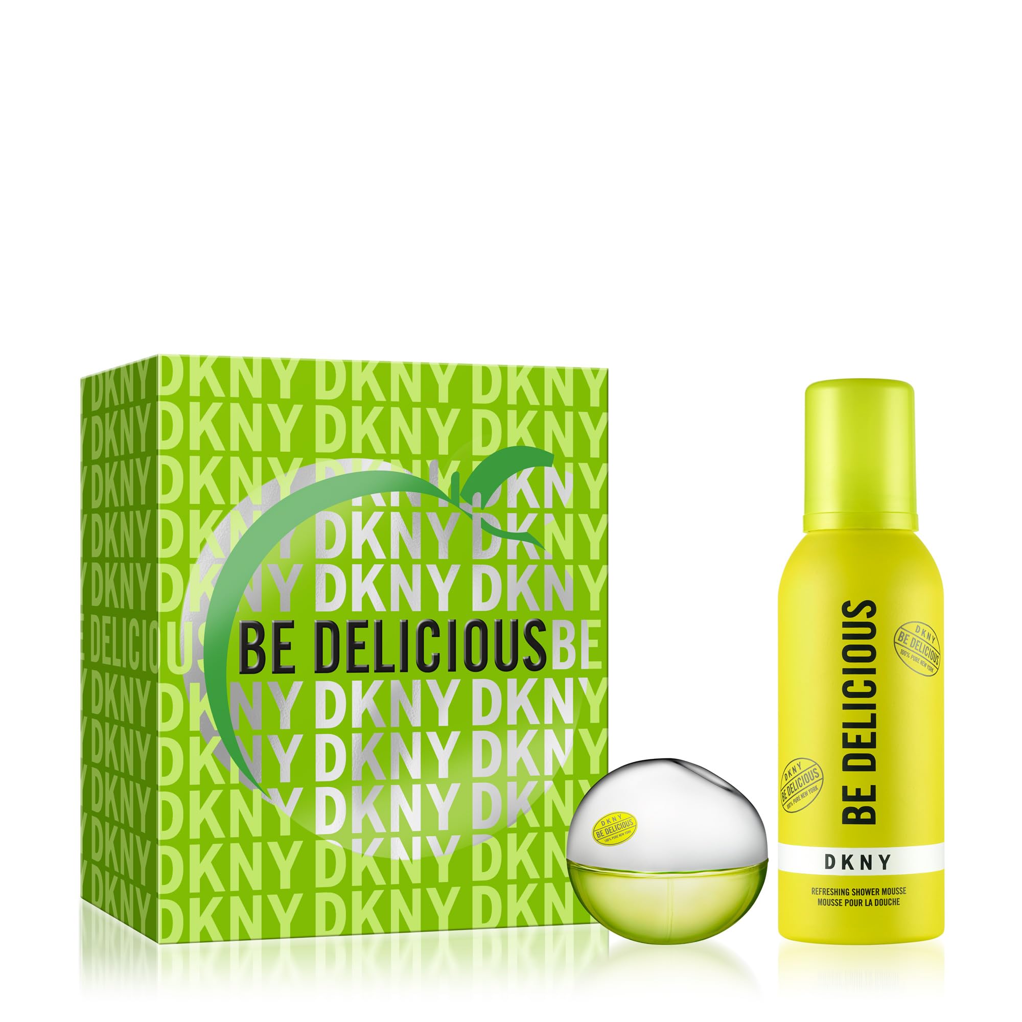 DKNY Be Delicious Gift Set for Women (Eau de Parfum 30ml + Shower Mousse 150ml)-picture-21
