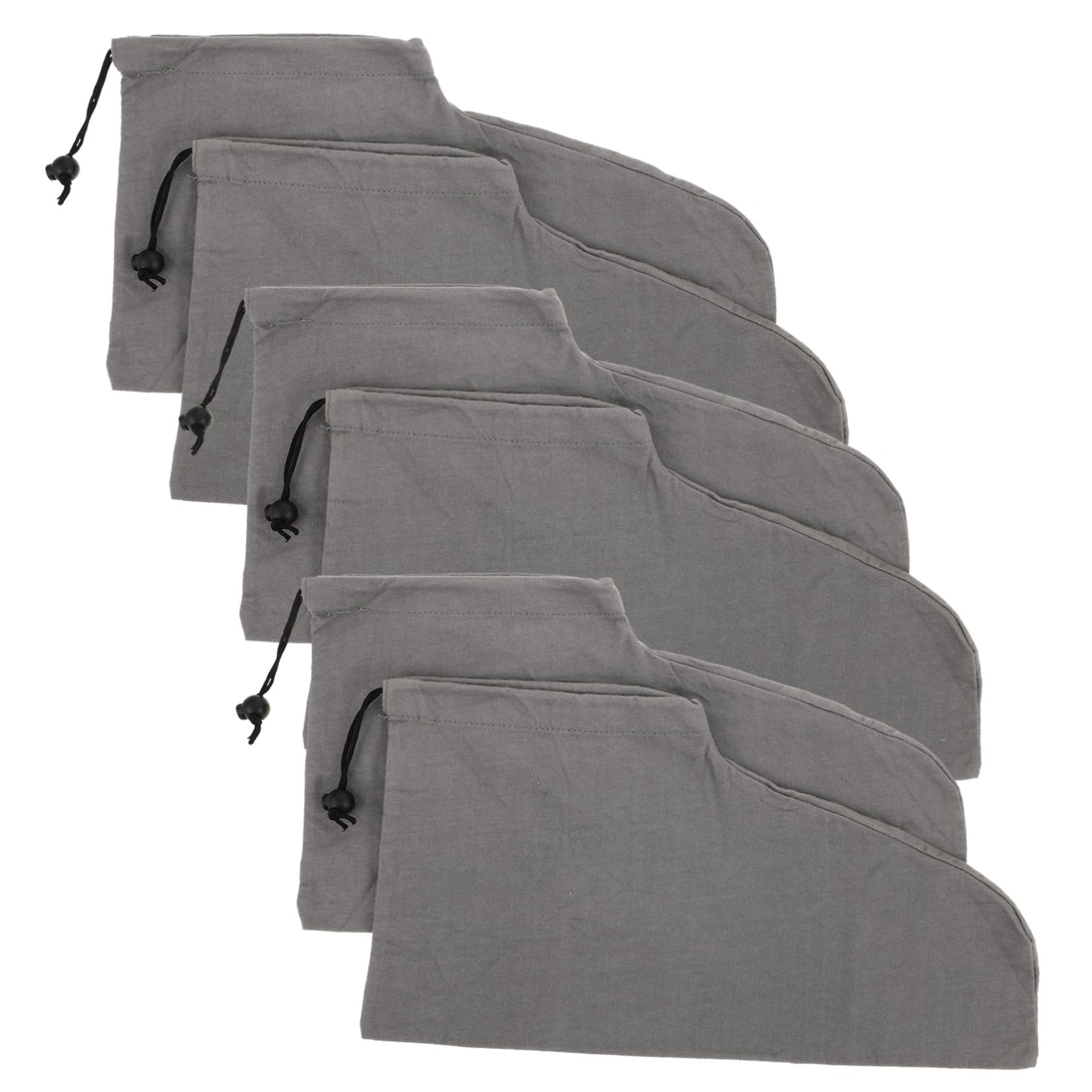 6pezzi Borsa per Scarpe da Viaggio in Cotone Coulisse Organizer da Viaggio per Scarpe Custodia per Stivali Salvaspazio per Viaggi e Uso Domestico