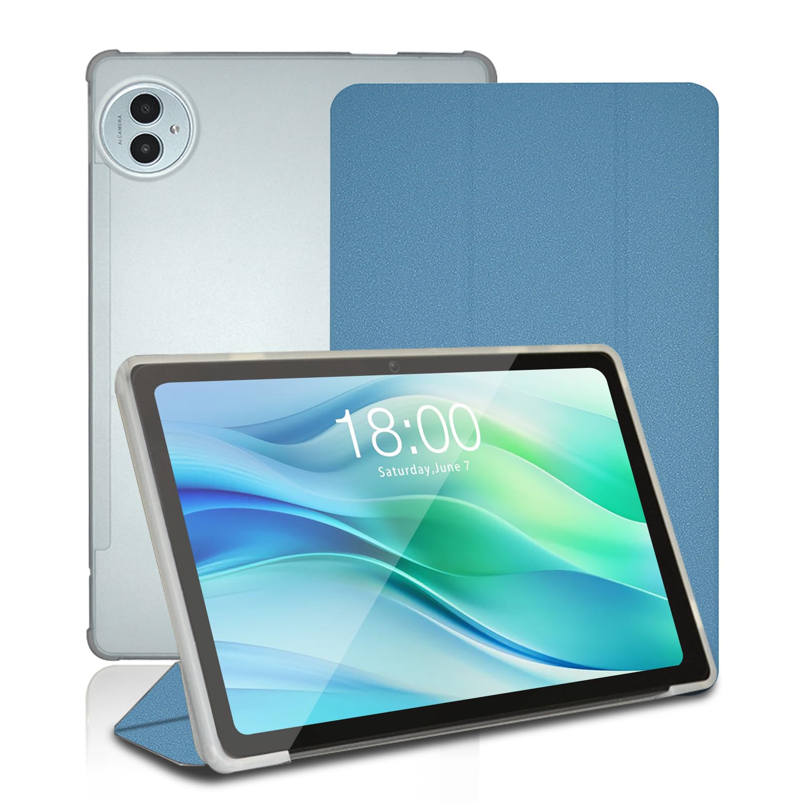 Custodia per Wacom MovinkPad 11 11.45 Pollici, Cover Tablet Wacom MovinkPad 11, Copertura Protettiva Pieghevole con Supporto per Matita e Cinturino da Polso, Protezione Completa. (Nero