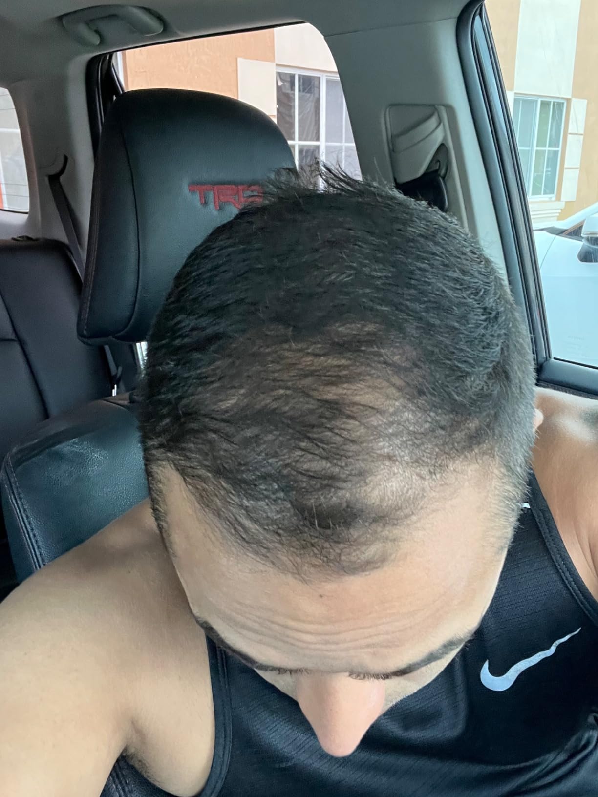 Customer photo before and after comparison