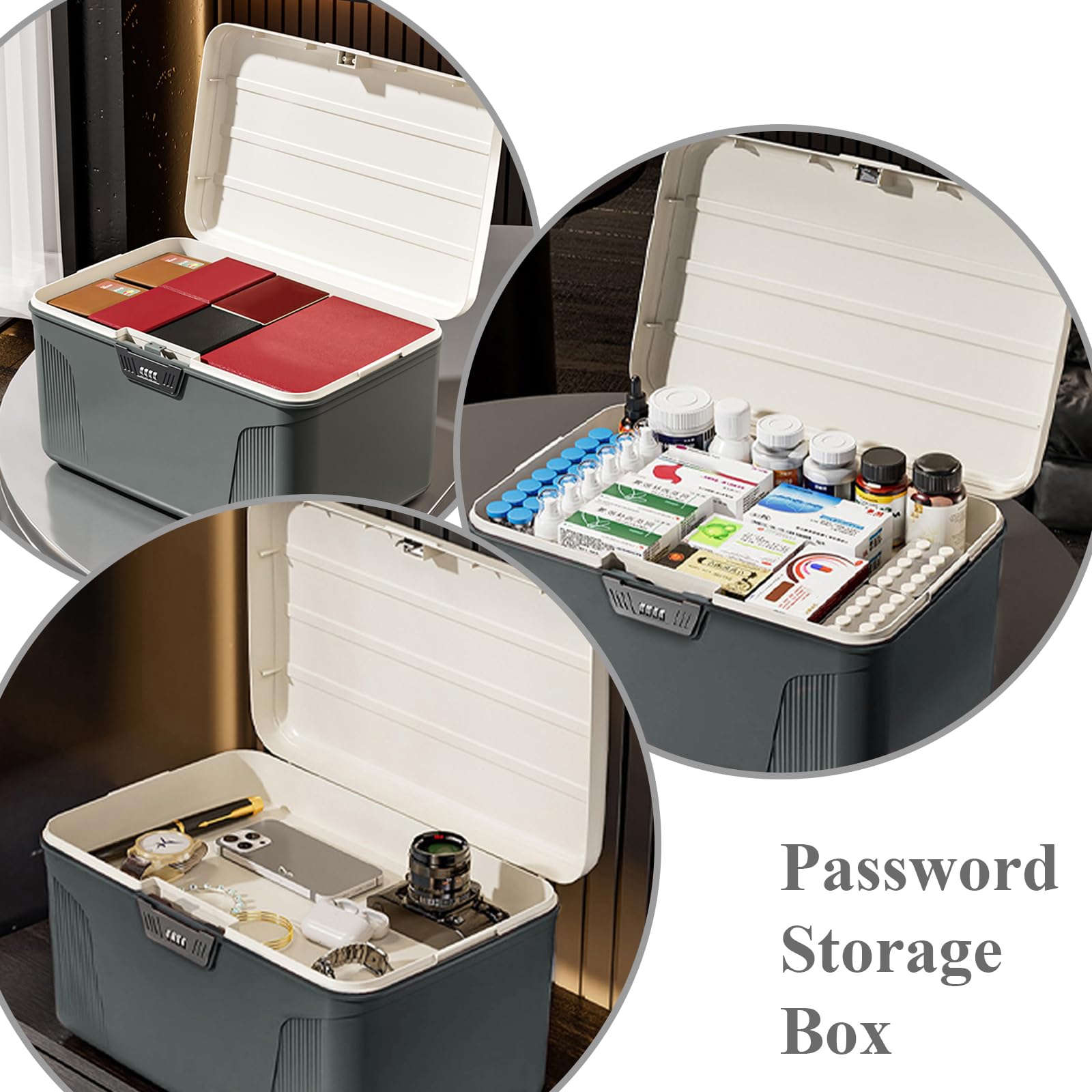 Amazon.com: Saim Lockable Storage Bin, 2.3 Gallon/9L Storage Box