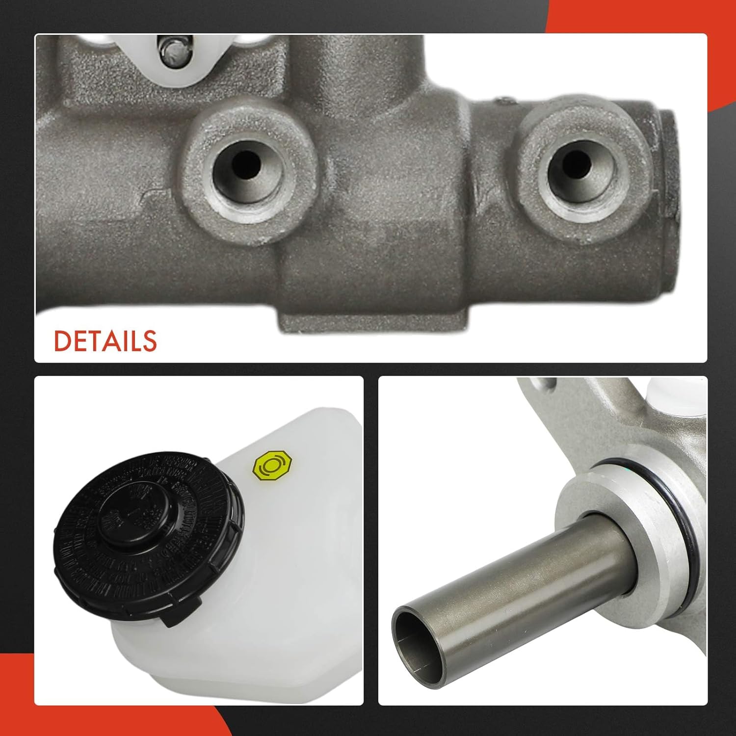A-Premium Brake Master Cylinder with Reservoir and Sensor Compatible with Honda Vehicles - CR-V CRV 2012 2013 2014 2015 2016