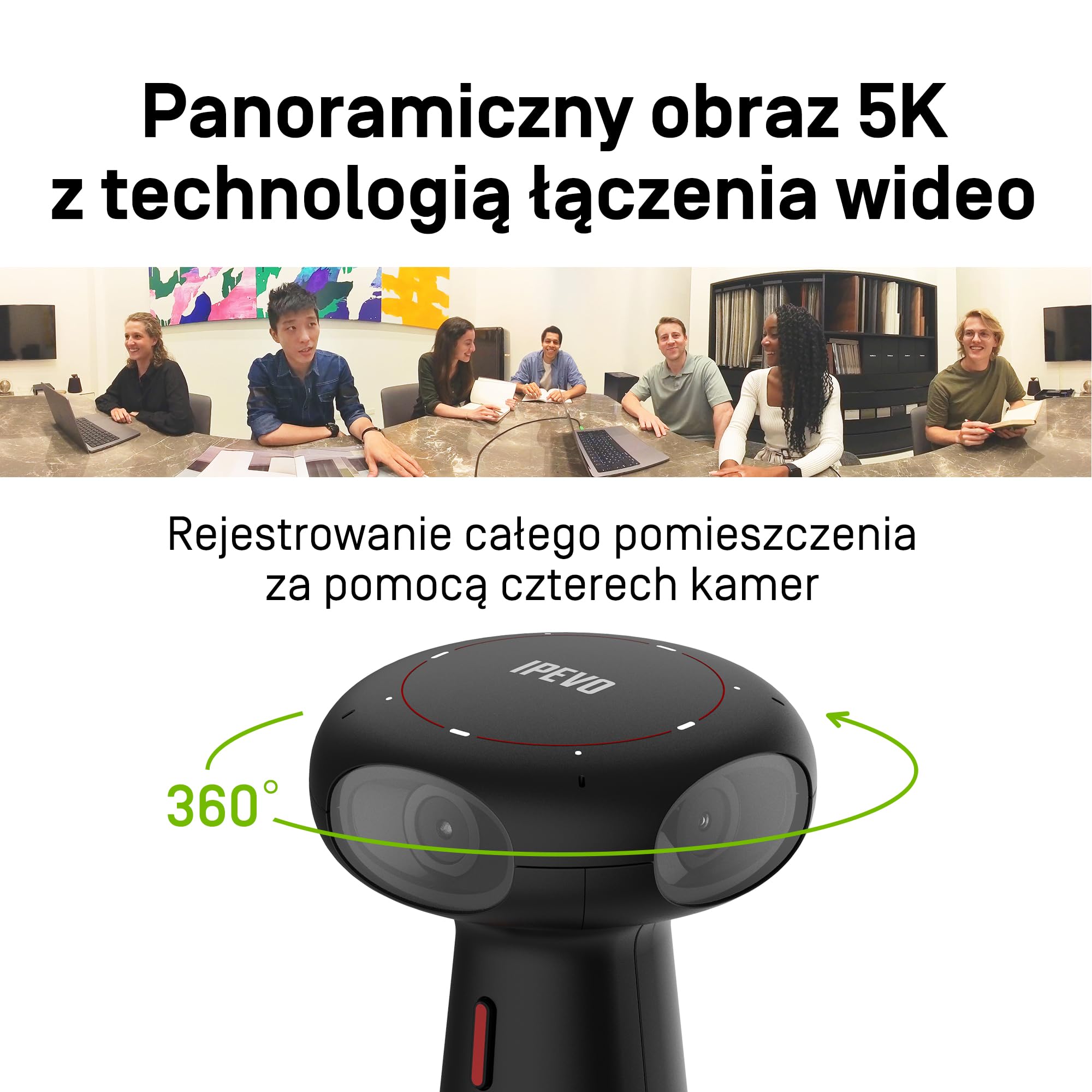 IPEVO TOTEM 360 degree 4K conferencing camera
