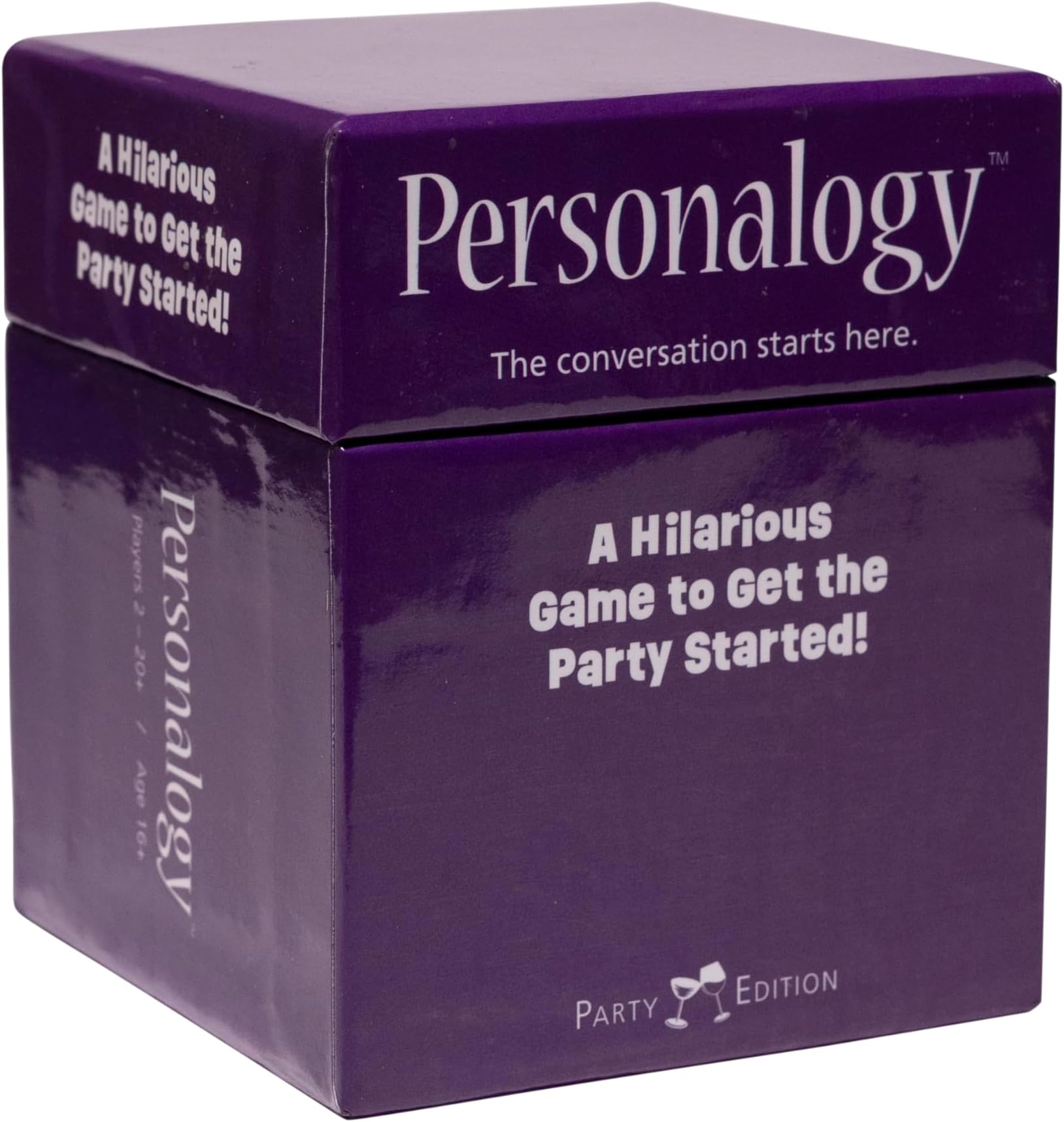 PersonalogyParty Game - Social Conversation Starter Card Game, 200 Entertaining Cards to Connect, Adult Friends Getting to Know You Game, Dinner or Cocktail Parties, Take it with You - Travel