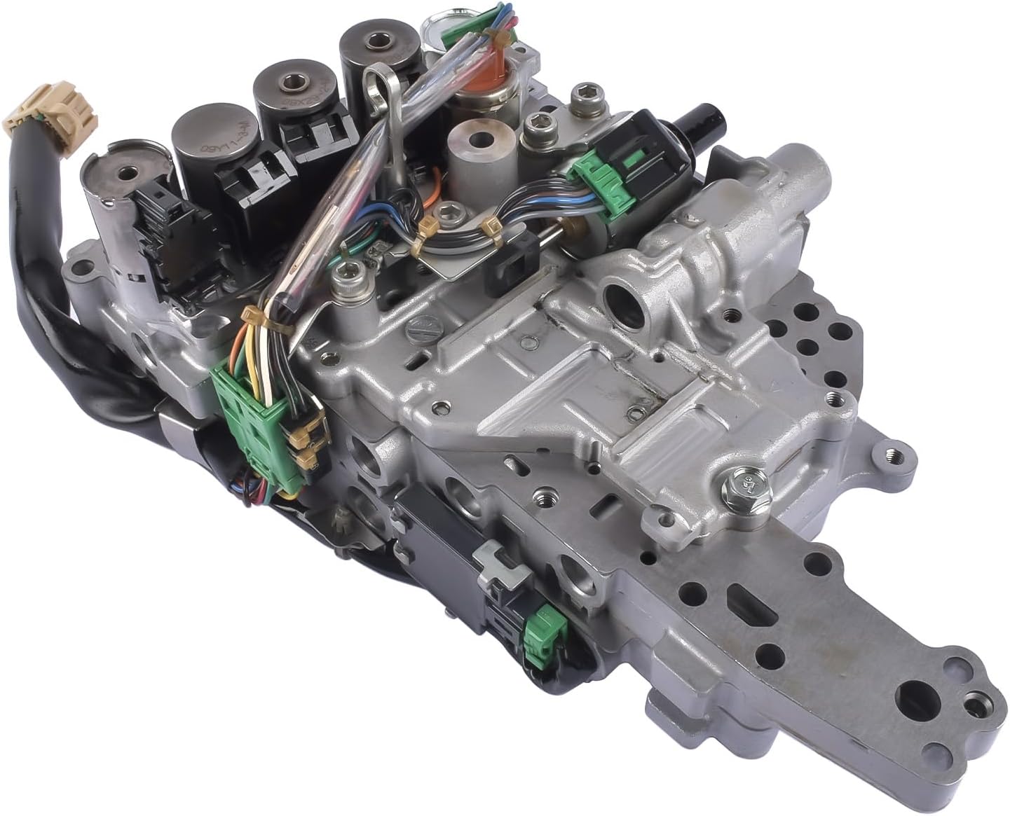 Transmission Valve Body with Stepper Motor Replacement for Nissan Altima Rogue Lancer Outlander L4 2.0L 2.4L 2.5L 31705-3TX0A