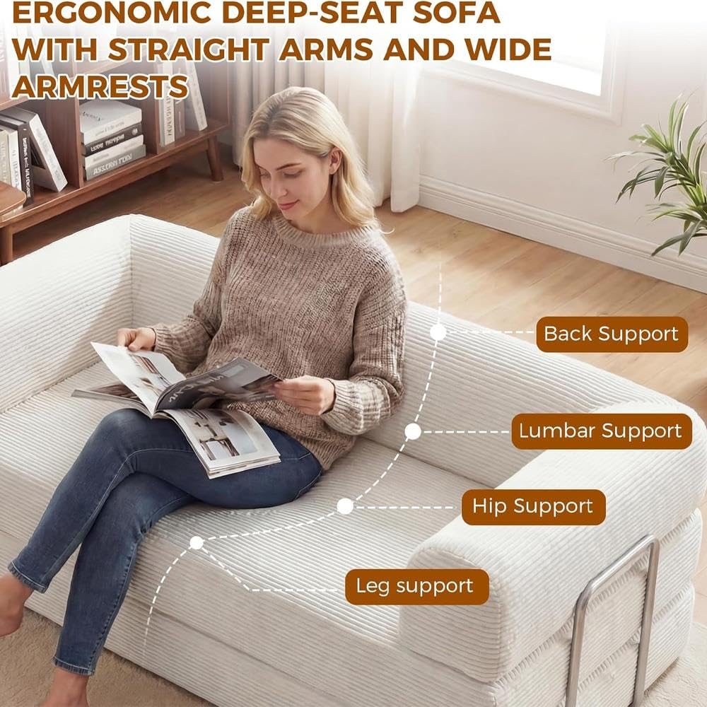 Klappbares Schlafsofa, 2- Bis 3-Sitzer-Couch Ohne Knochen, Kein Zusammenbau
