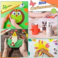 Vista 5 de Papel Cartulina de 50 Colores a Granel 12" x 12", 150 Hojas 250gsm/92 lb