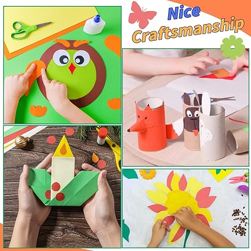 Miniatura 5 de Cartulina de colores a granel, 600 hojas, papel de cartulina de 8.5 x 11 pulgadas, 30 colores surtidos, papel de construcción de tarjetas de 180