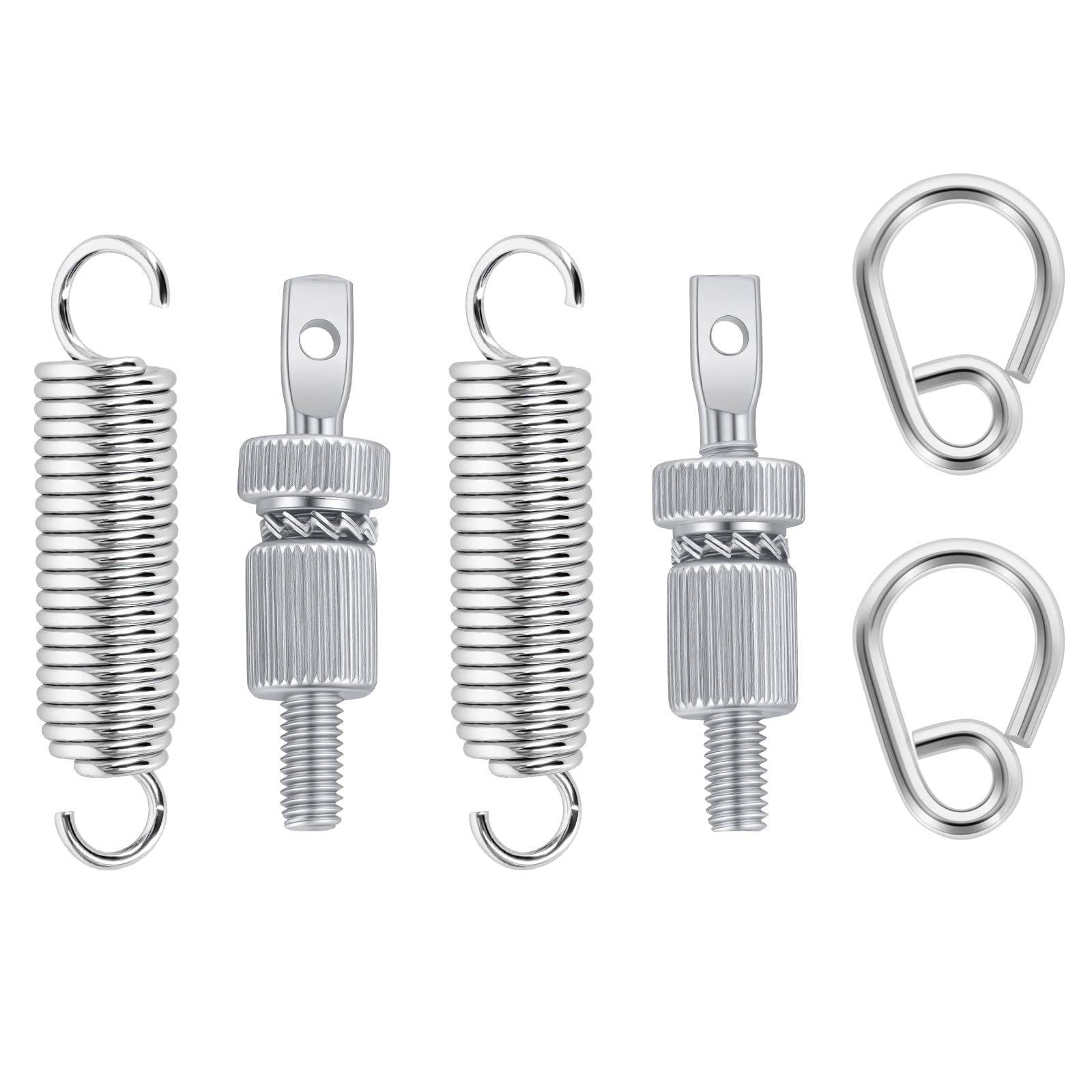 RANMING 2 Sets Bass Drum Pedal Spring Tension Assembly Standard Replacement Kick Pedal Springs Carbon Steel Bass Drum Spring for Single & Double Drums Pedals Prcussion Instrument Hardware Parts : Musical