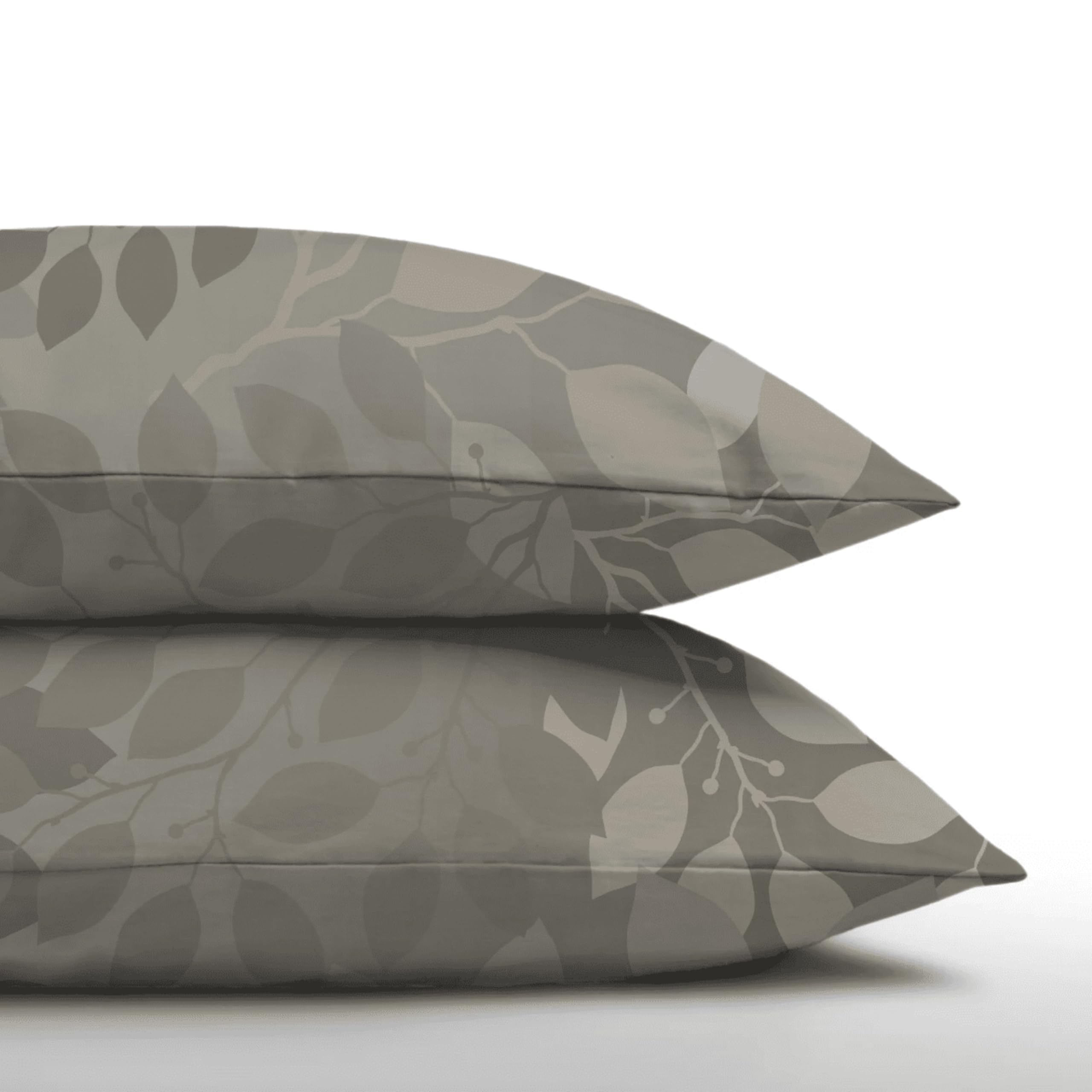 Zelesta Royalbed Kussenslopen - Kussenslopen set van 2 - Bestendig en Hypoallergeen (Silver Wilderness, 80x80 cm