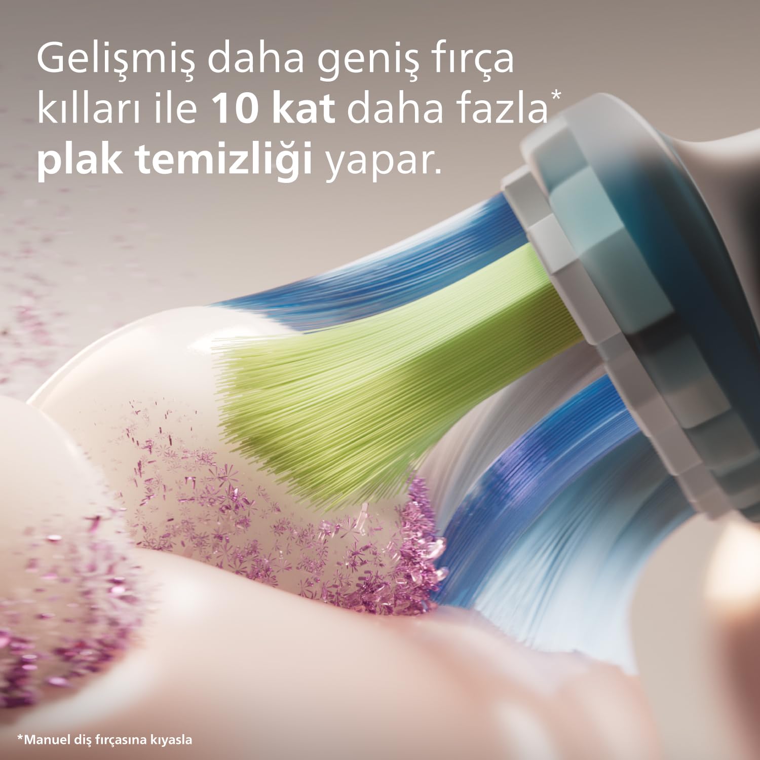 Philips Sonicare Premium Plaque Defence Yedek Başlık, 10 Kat Daha Fazla Plak Temizliği, Yumuşak Fırça Başlığı, 2’li Paket, Siyah, HX9042/88