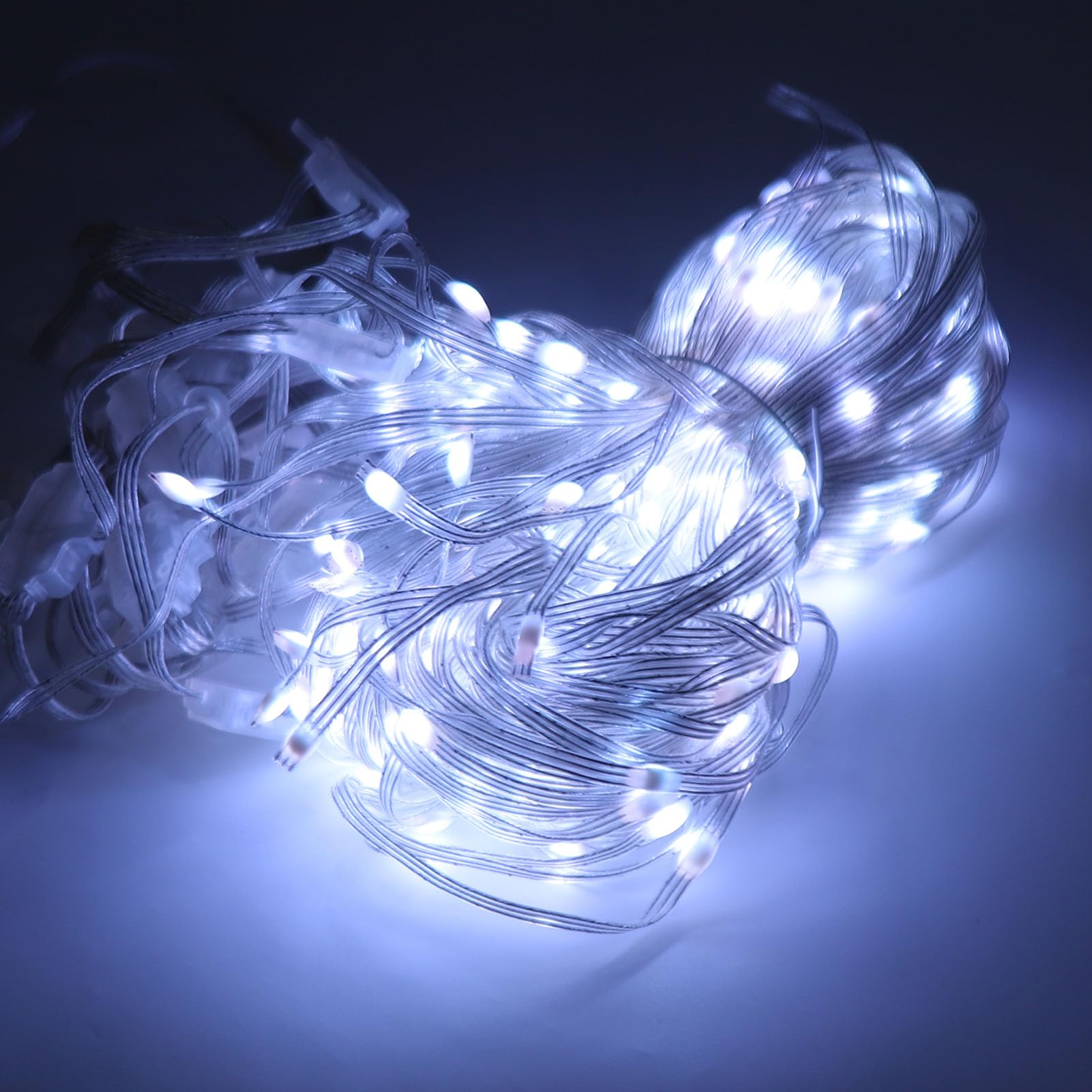 KKPLZZ Guirlande lumineuse pour rideau - 400 LED RVB - Télécommande programmable - Contrôle par application - Lampe de rideau de fenêtre - Guirlande lumineuse d'intérieur pour mariage, vacances,