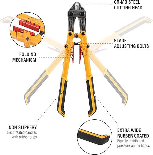 Miniatura 10 de Cortador de pernos Power Grip, 39-124, 24 pulgadas