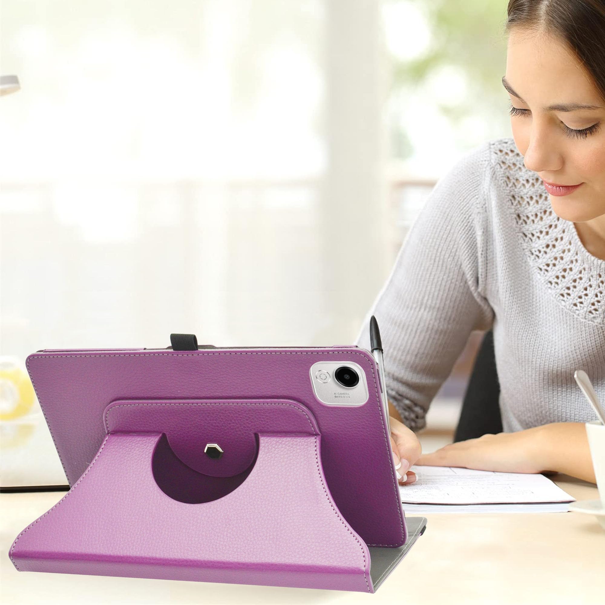 MAMA MOUTH Custodia Girevole 360° Per HONOR Pad X9a 11.5 Pollici - Sottile, Antiurto Con Portacarte