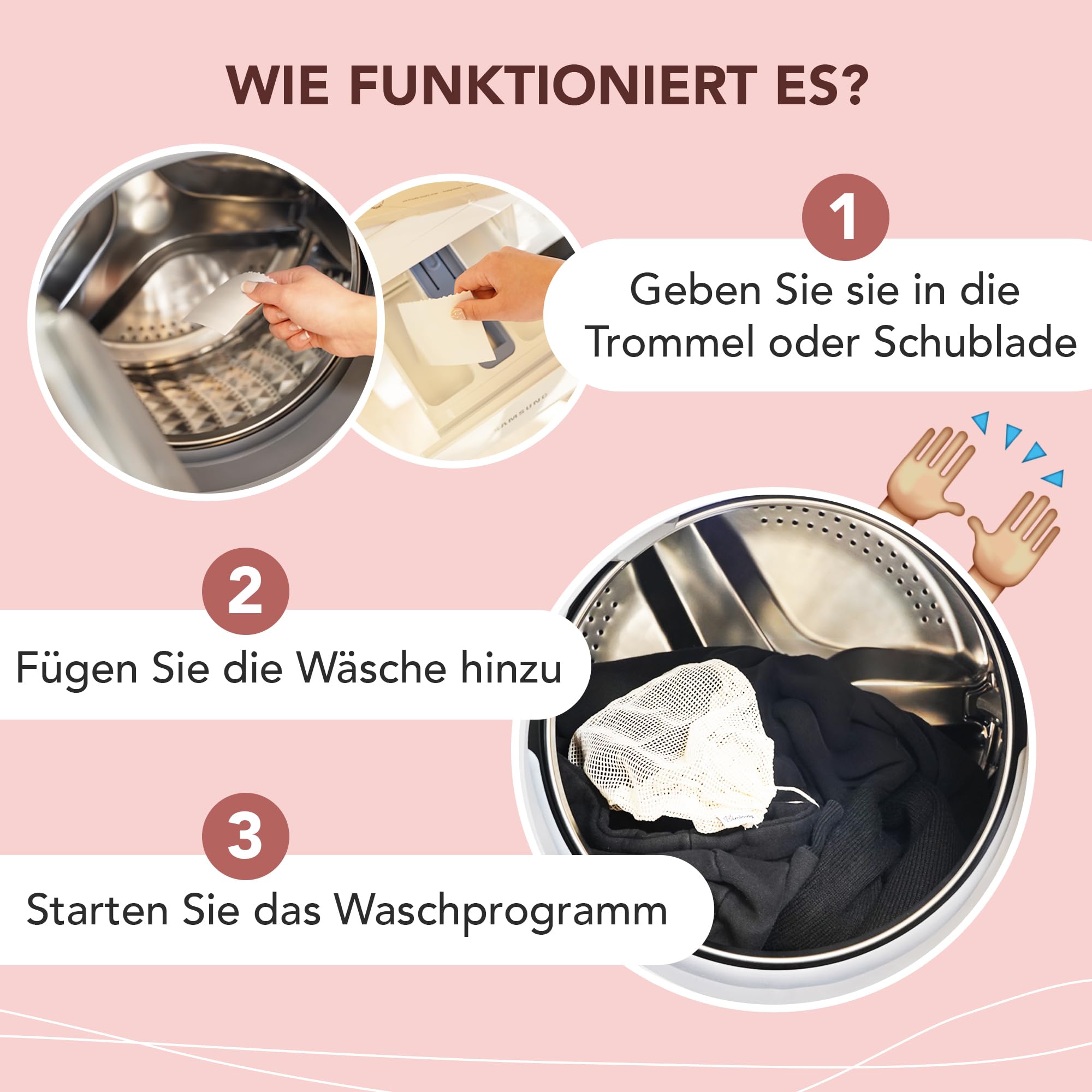 Cosmeau Waschmittel Blätter Meeresbrise – bis zu 120 Waschgänge (120 Blätter) – Nachhaltiges Waschmittel für Weiß, Farbe und Schwarz – Abbaubar & Perfektes Reisewaschmittel